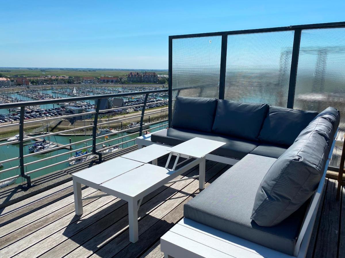 Zeeparel Duplex Loft Apartment Blankenberge Bagian luar foto